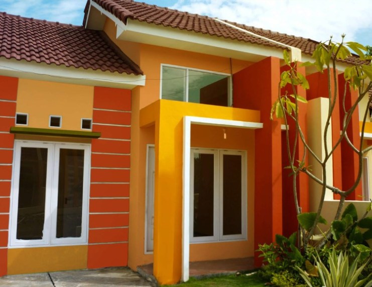 Ide Desain Rumah Ceria Dengan Warna Orange Segar
